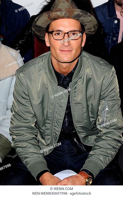 London Fashion Week Men's - Casley Hayford - Catwalk and Front Row Featuring: Oliver Proudlock Where: London, United Kingdom When: 07 Jan 2017 Credit: WENN