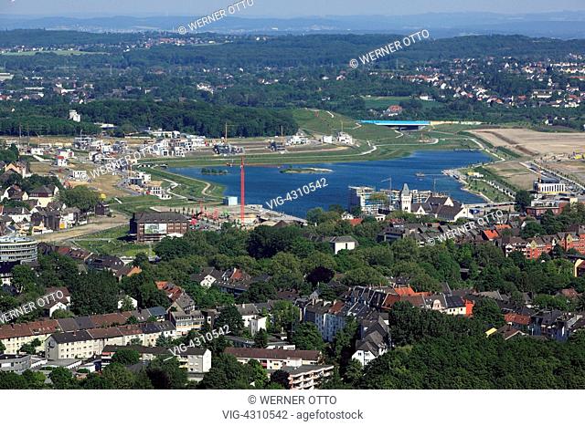 DEUTSCHLAND, DORTMUND, HOERDE, 24.05.2012, D-Dortmund, Ruhr area, Westphalia, North Rhine-Westphalia, NRW, D-Dortmund-Hoerde, city view, aerial view