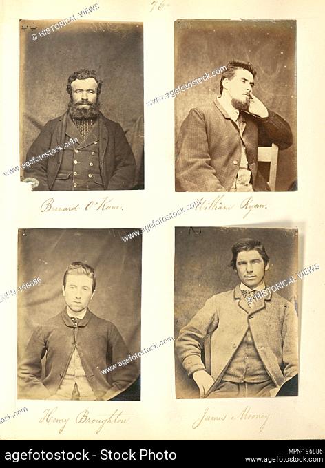Bernard O'Kane ; William Ryan ; Henry Broughton ; James Mooney. Larcom, Thomas A. (Thomas Aiskew) (1801-1879) (Collector). Thomas A