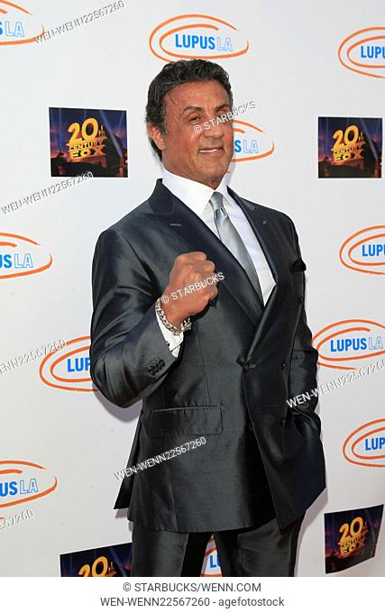 Lupus LA's Orange Ball: A Night Of Superheroes at Fox Studio Lot - Arrivals Featuring: Sylvester Stallone Where: Los Angeles, California