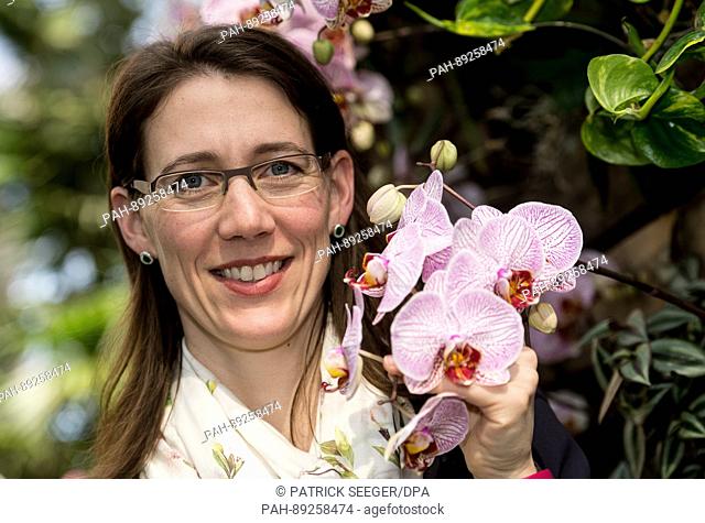 Bettina Countess of Bernadotte poses on the island Mainau, Germany, 23 March 2017. The 45 hectar island is one of the biggest tourist attractions of the...