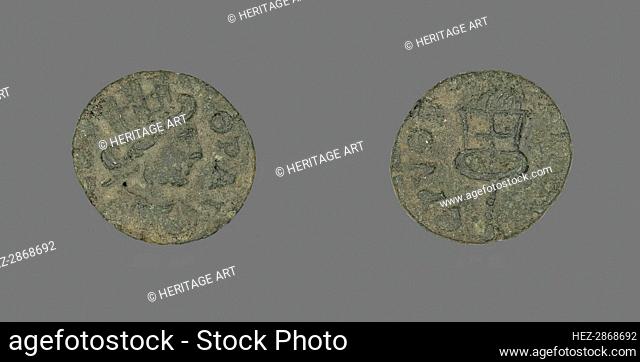 Coin Depicting the Goddess Tyche, 3rd century BCE-4th century AD. Creator: Unknown