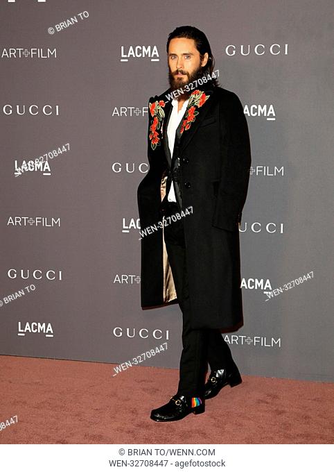 Celebrities attend 2017 LACMA Art + Film Gala Honoring Mark Bradford and George Lucas presented by Gucci at LACMA. Featuring: Jared Leto Where: Los Angeles