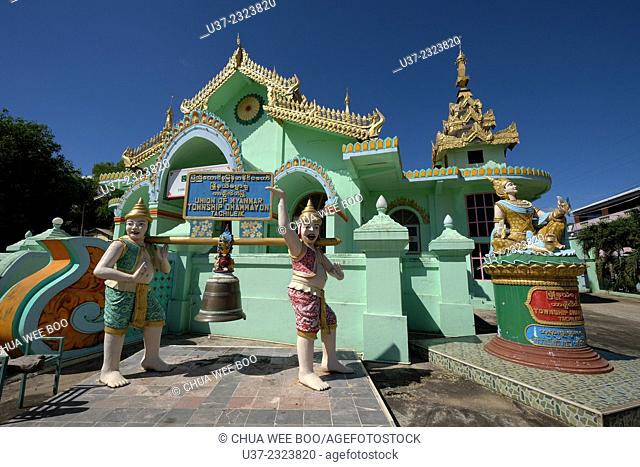 Tachileik Myanmar, Buddhist Temple in the Dhammayon district