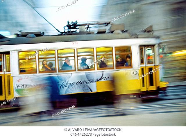Tram  Lisbon  Portugal