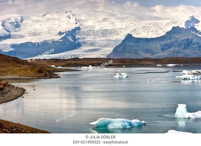 Gletscherlagune Island