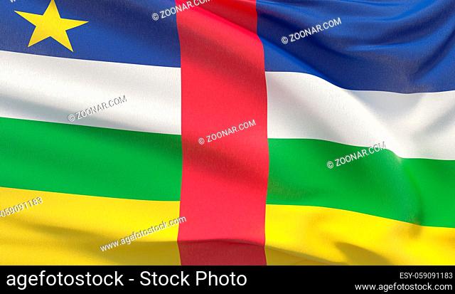 Background with flag of Central African Republic