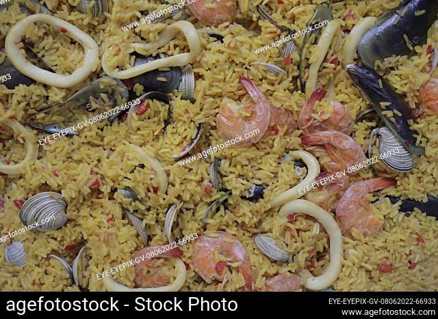 Jun 8, 2022, Mexico City, Mexico: Details of the seafood saucers during the 16th Fish and Seafood Fair 2022 in Iztapalapa