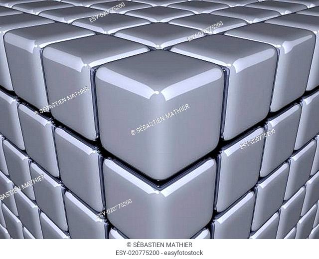 3D Cubes - Optical Illusion