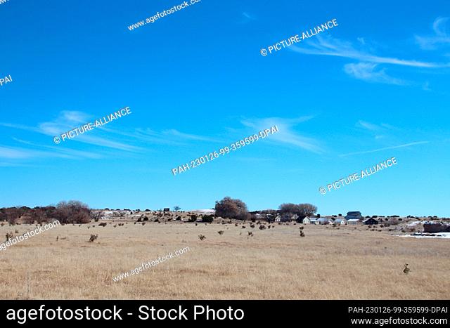 22 January 2023, US, Santa Fe: The film ranch ""Bonanza Creek Ranch"" in the US state of New Mexico. Photo: Christina Horsten/dpa
