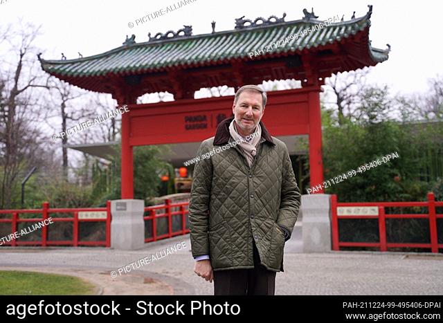 21 December 2021, Berlin: Zoo and zoo director Andreas Knieriem stands at the entrance to the panda enclosure. (to dpa ""Zoo boss does not want to postpone...