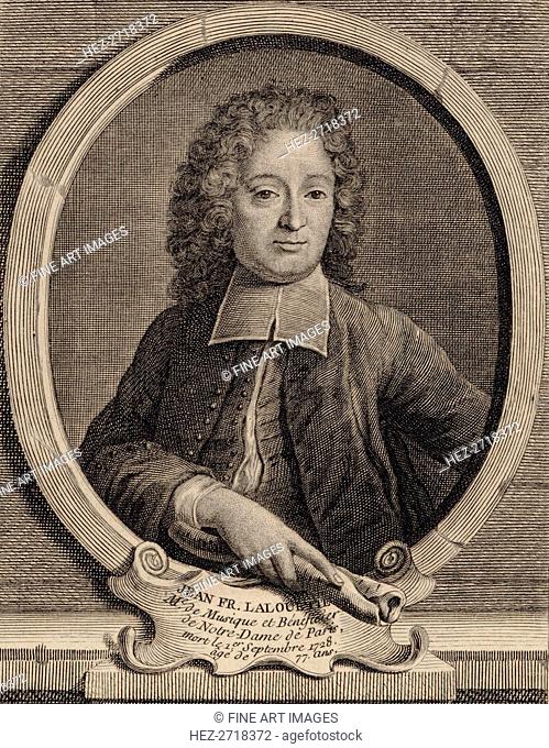 Portrait of the Composer Jean-François Lallouette (1651-1728). Creator: Anonymous