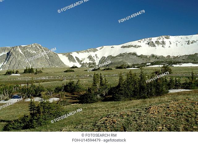 Medicine Bow National Forest, WY, Wyoming, Snowy Range Pass, Snowy Range Scenic Byway