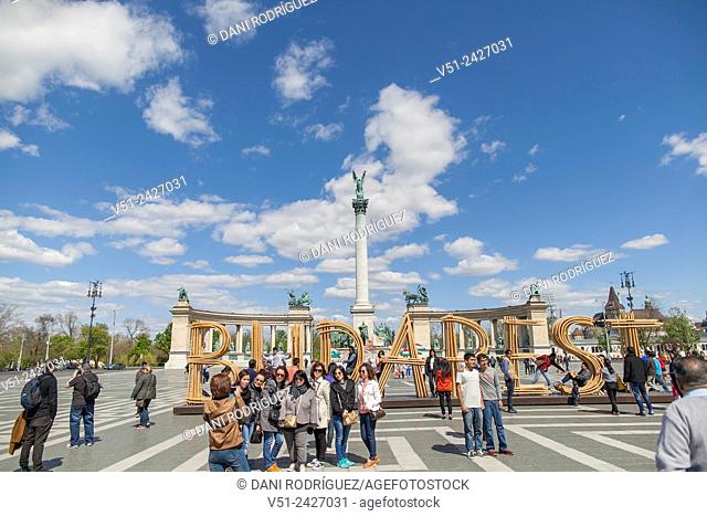 Budapest, Heroes Square, Hungary