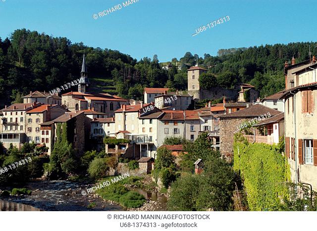 France, Auvergne, Puy de Dome, Livradois Forez, Olliergues village