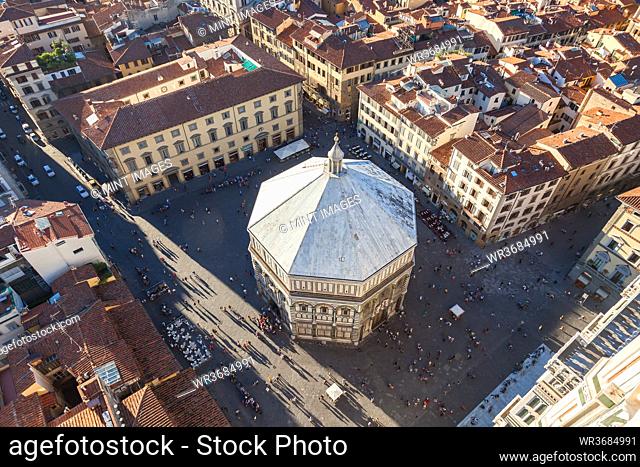 Baptistery of St John in Piazza del Duomo, Florence, Italy