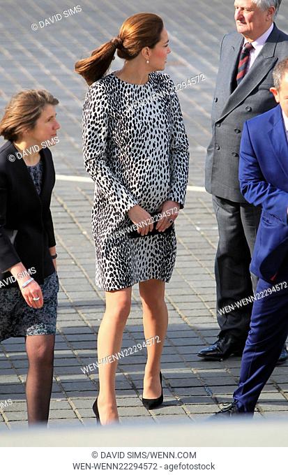 Catherine, Duchess of Cambridge visits an exhibition at the Turner Contemporary art gallery in Margate Featuring: Catherine, Duchess of Cambridge