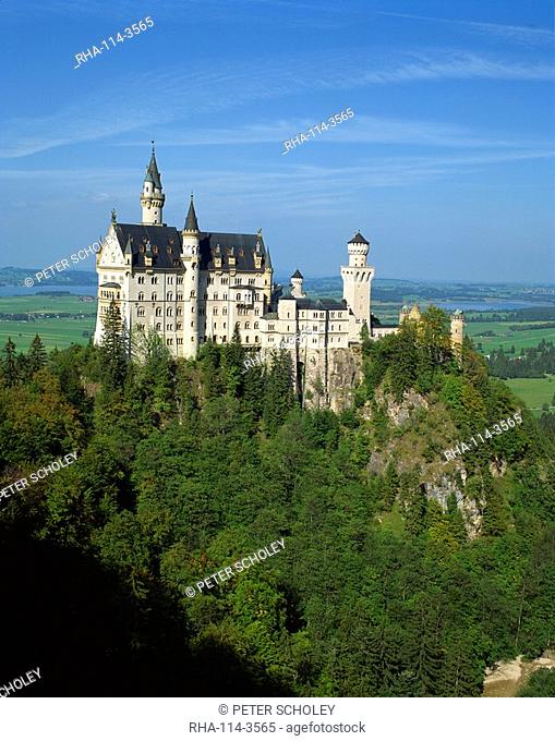 Neuschwanstein Castle, Bavaria, Germany, Europe