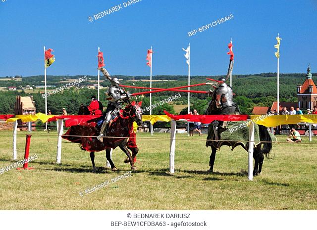 Knights' tournament in Golub-Dobrzyn, Kuyavian-Pomeranian Voviodeship, Poland