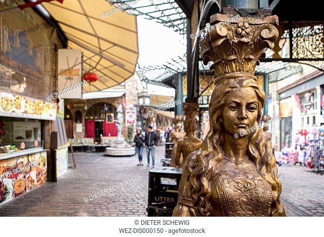 UK, London, Camden Market, view to Stables Market