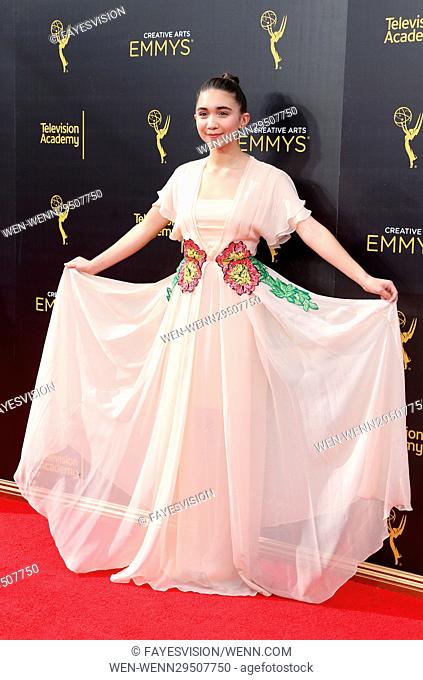 2016 Creative Arts Emmy Awards - Day 1 Featuring: Rowan Blanchard Where: Los Angeles, California, United States When: 11 Sep 2016 Credit: FayesVision/WENN