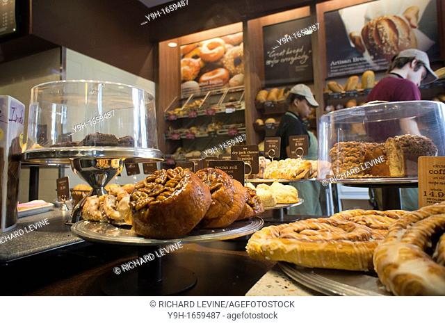 Baked goods on display as Panera Bread opens it's 1, 500th bakery-cafe, in the Chelsea neighborhood of New York The St Louis