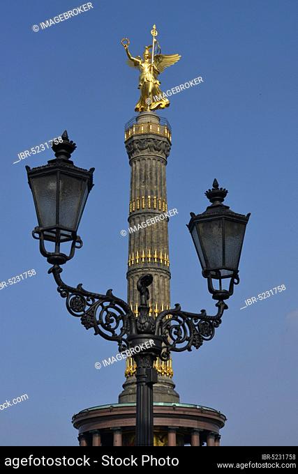 Victory Column, Great Star, Tiergarten, Mitte, Berlin, Germany, Europe