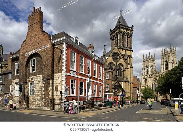 York, Duncombe Place, St Wilfrid's, Roman Catholic church, York Minster, North Yorkshire, UK