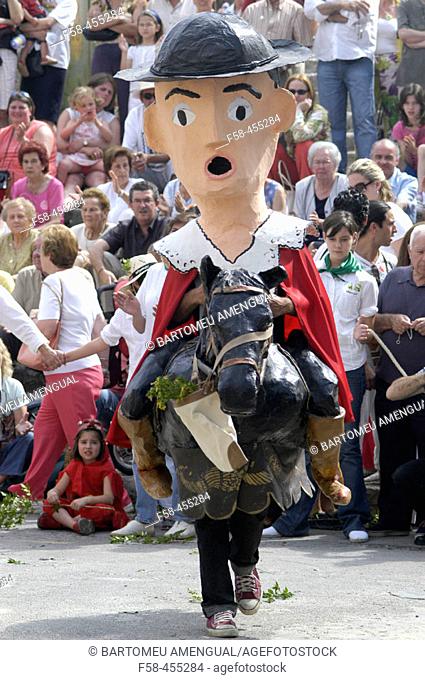 Gegant of Selva. Selva Traditional Festival of Herbes Dolces. Mallorca. Balearic Islands. Spain