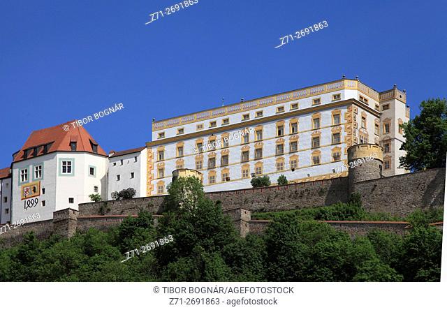 Germany, Bavaria, Passau, Oberhaus Fortress,