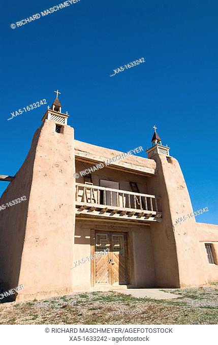 Church of San Jose de Garcia, established in 1751, Las Trampas, New Mexico, USA