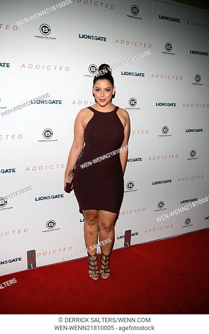 New York special screening of Lionsgate and Codeblack Films 'Addicted' held at Regal Union Square - Arrivals Featuring: Denise Bidot Where: New York City