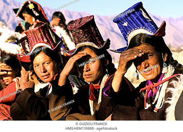 India, Jammu and Kashmir State, Ladakh region, Leh, regional capital (alt:11, 400 ft), the Ladakh Festival every year in September