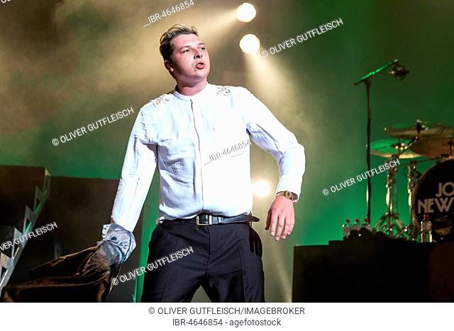 The British soul singer John Newman live at the 25th Blue Balls Festival in Lucerne, Switzerland