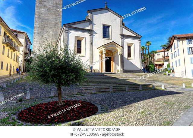 Italy, Piedmont, Verbania, Pallanza, San Leonardo church