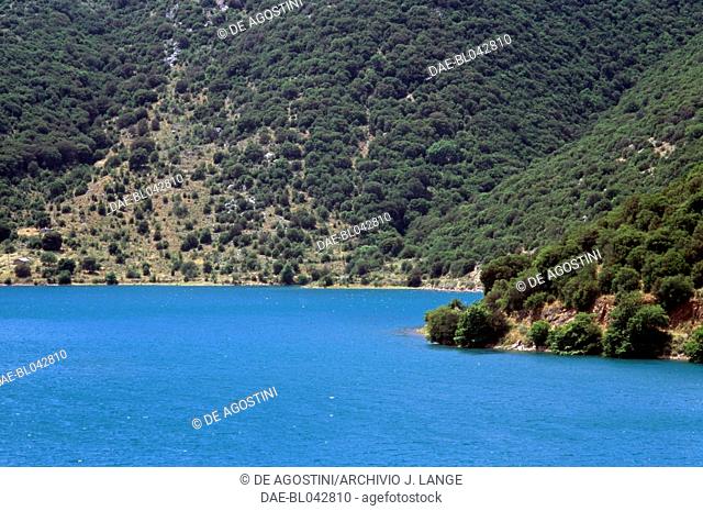 Artificial lake Ladonas, Peloponnese, Greece