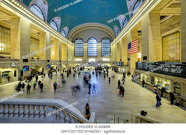 Grand Central Terminal or Grand Central Station in New York is the station with the largest amount of platforms, on February 9th, 2017