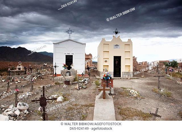 Argentina, Salta Province, Valles Calchaquies, Cachi, town cemetery