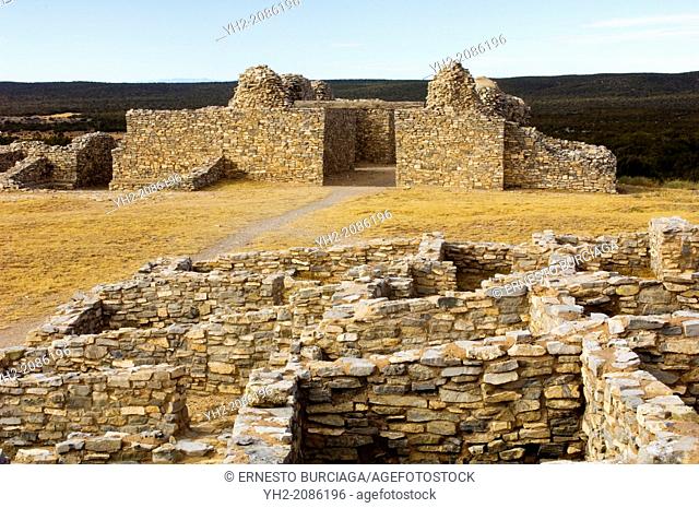 Pueblos of the Salinas Valley once a thriving pueblo community of Tiwa and Tompiro speaking peoples in the remote area of central New Mexico