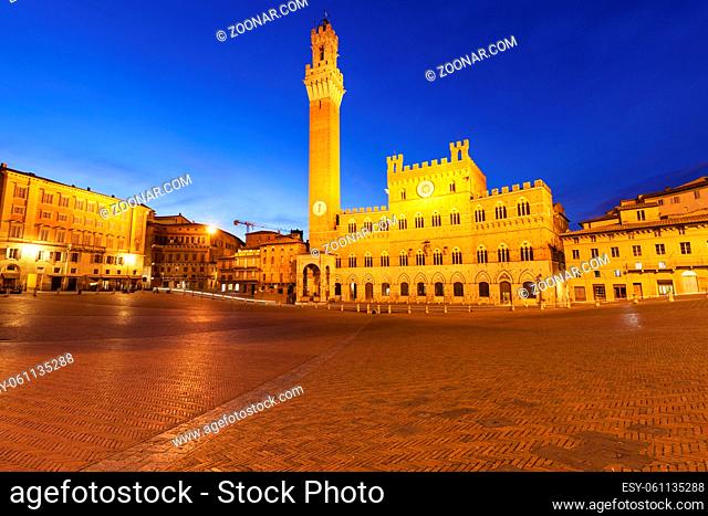 Siena town hall. Siena, Tuscany, Italy