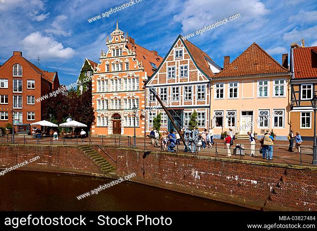 Mayor Hintze House at the Hanseatic Port of the Hanseatic City of Stade, Lower Saxony, Germany