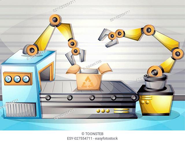 Cartoon tank robot Stock Photos and Images | agefotostock