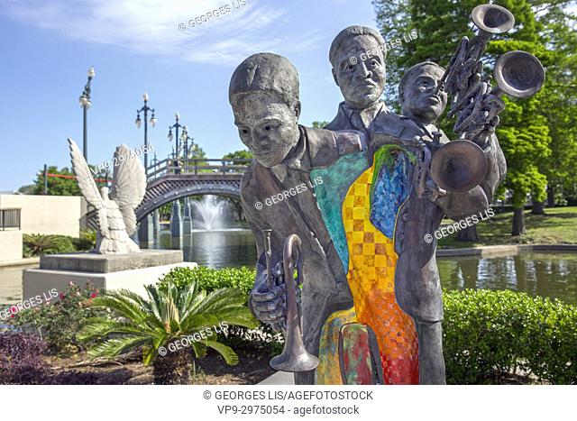 sculpture in Louis armstrong park New Orleans