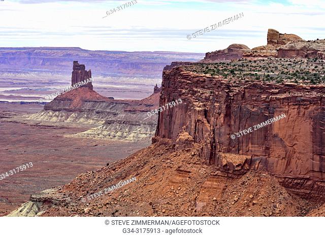 Distant Formation. Canyonlands National Park, Utah, USA