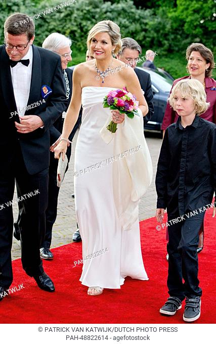 Queen Maxima of The Netherlands attends the gala concert of the 'Koninklijke Sophia-s Vereeniging' from Loon op Zand in Kaatsheuvel, The Netherlands