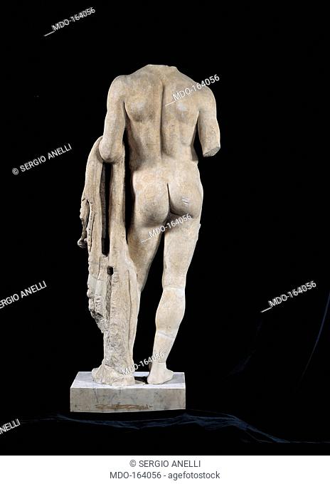 Headless Statue of Heracles, by Unknown artist, 1st Century, marble. Italy; Lazio; Rome; Palazzo Massimo alle Terme; inv. 29. All