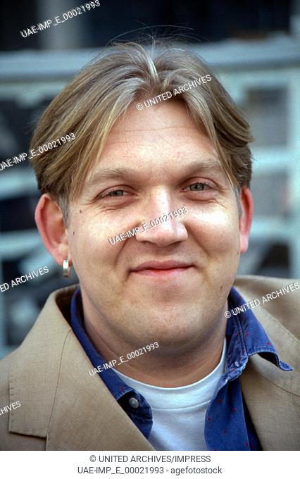 Der deutsche Schauspieler Dietmar Bär, Deutschland 1990er Jahre. German actor Dietmar Baer, Germany 1990s