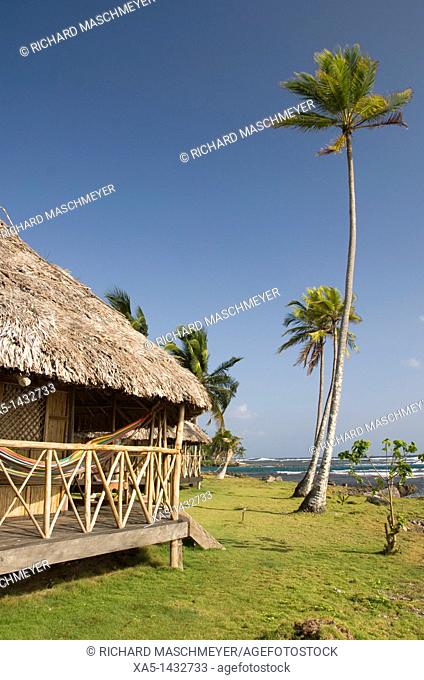 Hut, Yandup Island, San Blas Islands also called Kuna Yala Islands, Panama