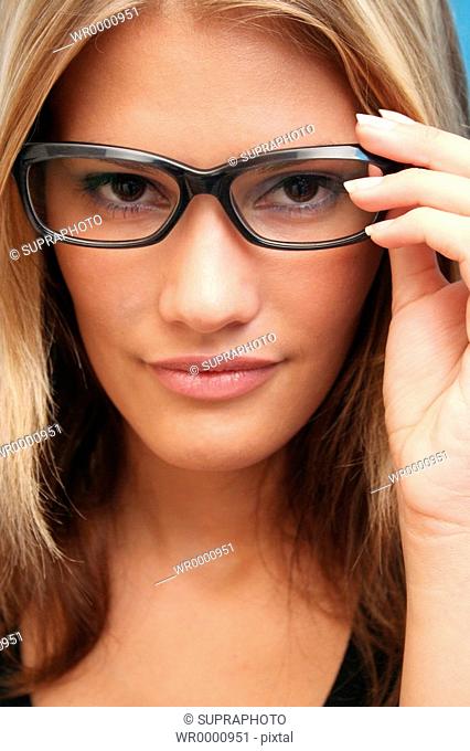 Woman glasses