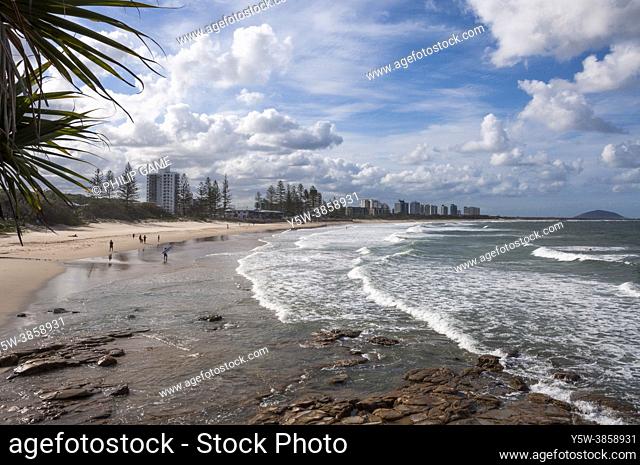 Beach at Alexandra Headland, Sunshine Coast, Queensland, Australia